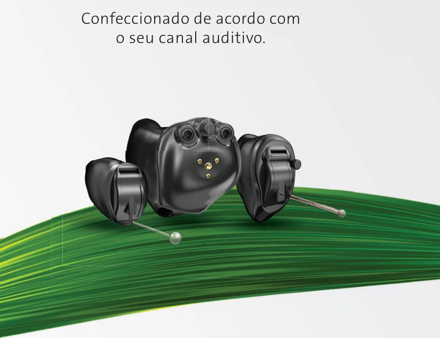 Aparelhos auditivos discretos